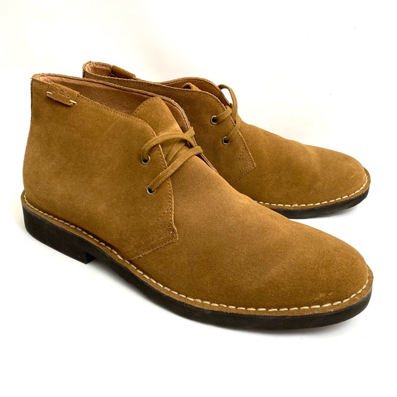 Polo Ralph Lauren Chukka Boots 12 Brown Suede Lace Up Men’s - Picture 5 of 11